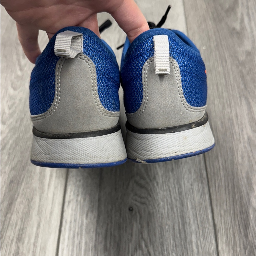 Nike Dualitone Racer  Blue and Orange Sneakers - Picture 3 of 6